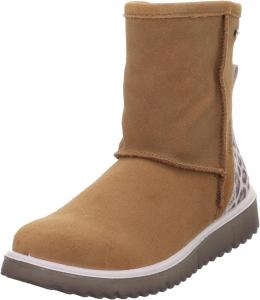 Ботинки Superfit Girl's Snow Boot, Brown White 3020