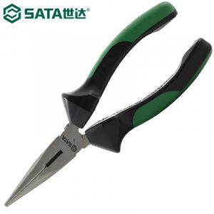 SATA 72710 импортные плоскогубцы с острыми концами, плоскогубцы с длинными носами, плоскогубцы для электрика, серия G, 6 дюймов, 160 мм