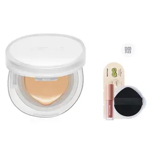 Мягкая бархатная воздушная подушечка тональная основа с эффектом тумана увлажняющая стойкая маскирующая для чувствительной кожи смешанного типа 12г Mistine