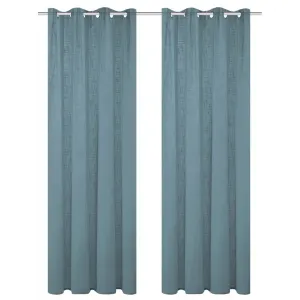 Шторы с люверсами, 1 шт. Heine Home, Rauchblau