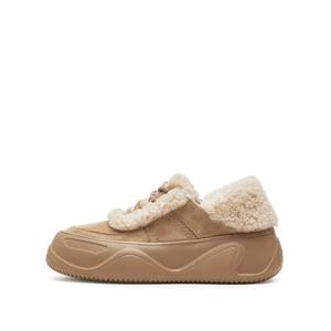 Staccato Кремовые бежево-белые скейтерские кеды с шоколадным оттенком для женщин, цвет Mocha