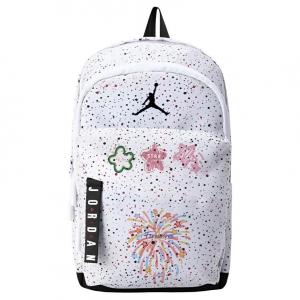 Jordan Полиэстеровый рюкзак с термопереносом унисекс белый, Stars