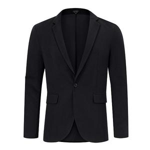 Мужской пиджак для рождественской вечеринки с принтом и шалью Clearflower, Black