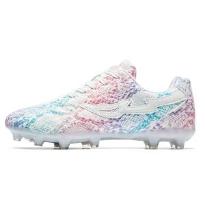 Скользоустойчивые, износостойкие, водонепроницаемые футбольные бутсы для соревнований и тренировок на различных покрытиях TF Unisex Saibi, 6002 Белый-Длинный Шип