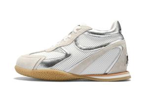 Низкие немецкие армейские кеды для женщин German Army Trainers Iijin, белый серебряный