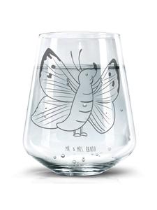 Стакан для питья с рисунком бабочки в виде лимона, прозрачный, без слов Mr. & Mrs. Panda