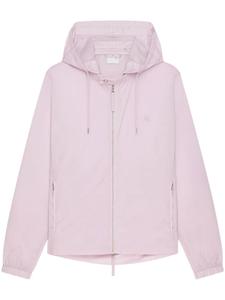 Courrèges ветровка с капюшоном, розовый