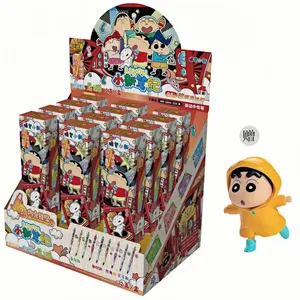 Гелевая ручка Crayon Shin Chan, блокнот Shin Chan, коллекционная серия Naughty Edition, слепой бокс, отдельная загадочная коробка/полный набор 12 шт KAYOU
