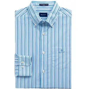 Рубашка Gant Broadcloth Stripe, синий