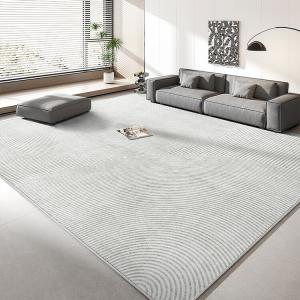 Budis Ковер 300х400 см для гостиной, водостойкий и нескользящий, кремовый, моющийся, Fengxiang02