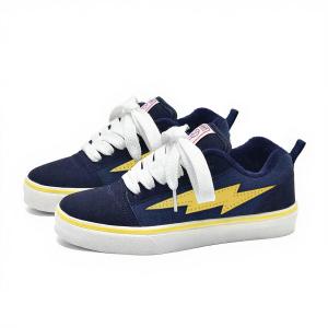 Износостойкие, легкие и дышащие низкие скейтерские кроссовки Unisex DONGMANGUSHI, темно-синий (белый shoelace)[thickened and fleece-lined upgraded]