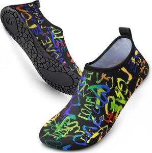 Водные туфли SIMARI для женщин и мужчин, для плавания, акваноски, аксессуары для пляжа и бассейна, серфинга, реки, лодки, каяка, моря, йоги, упражнений на песке, спортивные аксессуары, 1h-love Rainbow