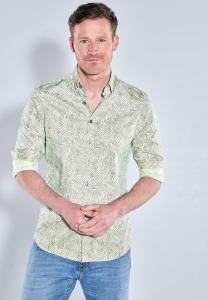 Рубашка LANGARM Engbers, светло-зеленый