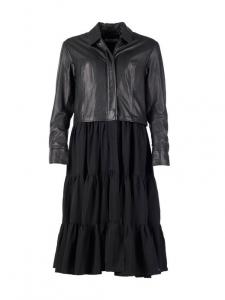 Кожаная куртка Maze, черный