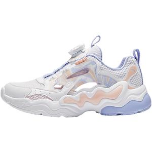 Детские кроссовки Yunyi Breathable Lightweight Cushioning Low Top с дышащей подошвой и амортизацией Antakids, белый/оранжевый