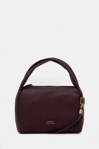 Кожаная сумка Tommy Hilfiger, бордовый