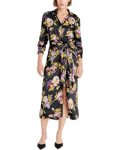 Платье Cinq à Sept Brigitte Floral Jacey, черный