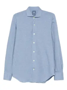 Рубашка с длинными рукавами Finamore 1925 Napoli, синий