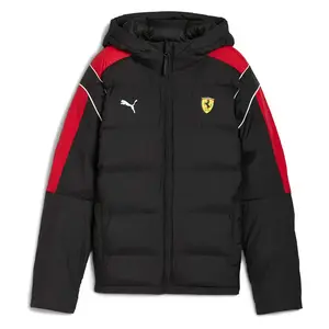 Куртка Puma Ferrari Sportswear Kids MT7 Ecolite padded, черный