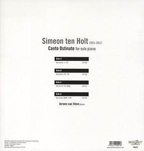 Виниловая пластинка Ten Holt / Veen: Ten Holt: Canto Ostinato for Solo Piano