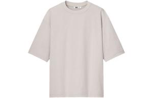 UNIQLO Футболка унисекс, Светло-серый