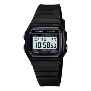 Часы CASIO G Shock Waterproof Unisex Mens Black Digital, черный