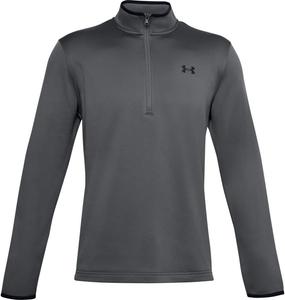 Мужская флисовая футболка Under Armour Armour с застежкой-молнией 1/2, Pitch Gray (012)/Black