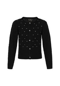 Вязаный кардиган faina, черный