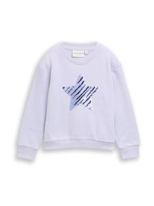 Толстовка TOM TAILOR, лавандовый/светло-фиолетовый