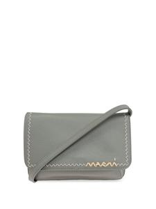Сумка через плечо с вышитым логотипом Marni, серый