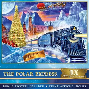 Шедевры Полярный экспресс пазл из 1000 деталей для взрослых Masterpieces Puzzles, multicolor