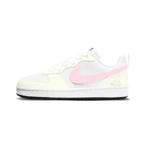 Кроссовки для скейтбординга Court Borough Meowth's Gentle Trail Low top Kids' желтые розовые для подростков Nike, желтый/розовый