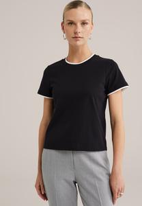 Футболка WE Fashion Basic T-shirt, Black