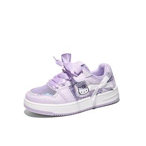 Низкие детские кроссовки для скейтбординга Hello Kitty, фиолетовый