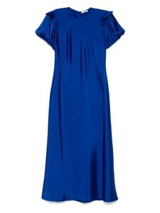 Платье макси с оборками Parlor, синий