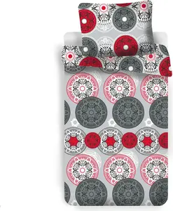 Комплект постельного белья из микрофибры ORIENT COLOR, серый. Размеры: 70 x 90 см | 140 x 200 см TEXTILOMANIE