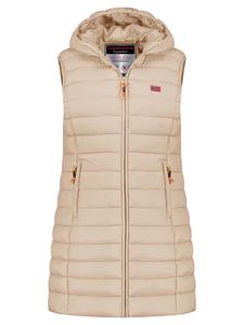 Стеганый жилет Geographical Norway Steppweste Vatikolor, бежевый