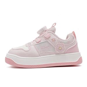 Низкие повседневные кроссовки с противоскользящей подошвой и амортизацией для детей WARRIOR, розовый/бежевый