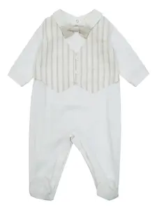 Спортивный костюм с полосатым жилетом Lalalu, белый