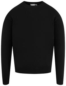 Свитер Moncler с круглым вырезом, черный