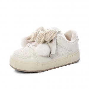 Термообувь Lovely You легкие низкие скейтерские женские KEAIDENI, бежевый