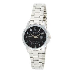 Часы CASIO Quartz Waterproof Black Analog, черный