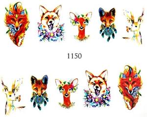 Водные наклейки для ногтей - №1150, Raisin