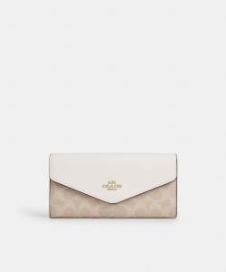 Кошелек-конверт с фирменным холстом