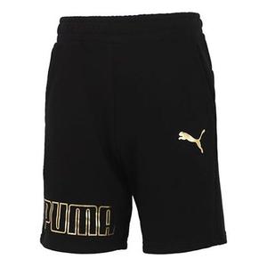 Шорты logo sports shorts 'black' Puma, черный