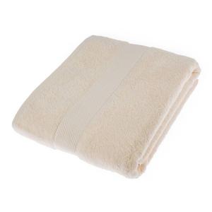 Махровое полотенце Homescapes 100% Baumwolle, кремово-белый