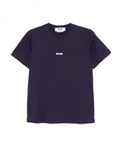 Футболка с круглым вырезом Msgm, синий