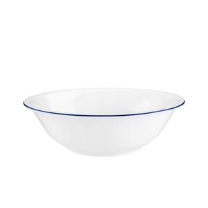 Компактная миска с синим краем около 23 см Seltmann Weiden, белый синий