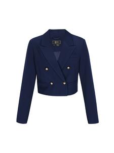Faina Женский пиджак темно-синего цвета