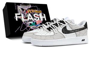 Кроссовки Air Force 1 Crisscross Wing, Box Included низкие мужские серый белый черный Nike, черный белый серый